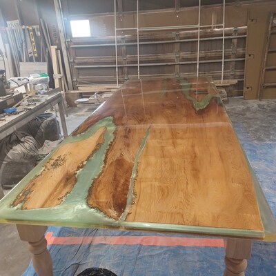 Epoxy Resin River Table - image2